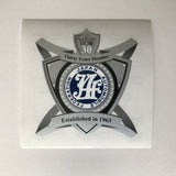 JAF 30 Year Member Sticker Front