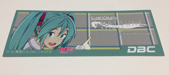 Hatsune Miku Canbus Move Sticker JDM Japan DBC