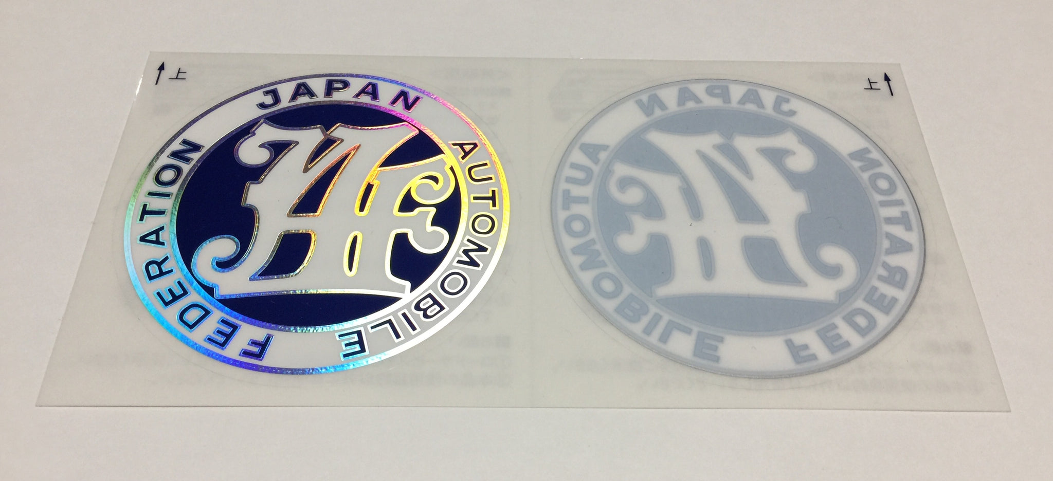 Limited Authentic JAF Japan Double Set JDM Japan Automobile Federation ...
