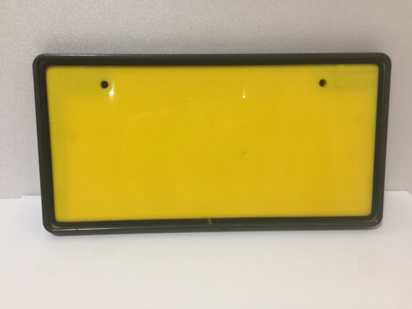 JDM Japanese License Plate Light Box LED Yellow Front View 2