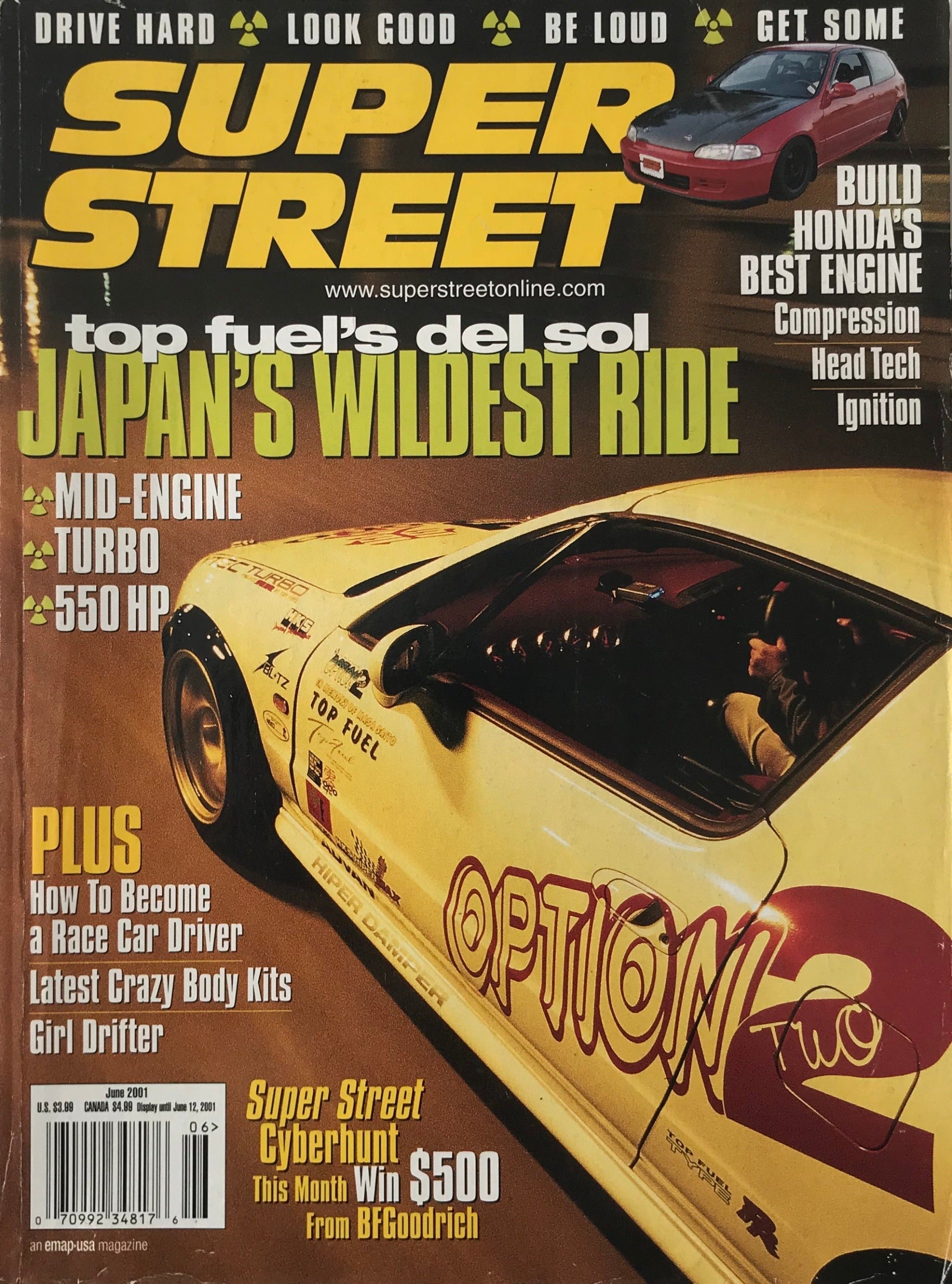 GRAND  magazine issue 2 デッドストック Super Street Import Car Magazine June 2001 – JDMTengoku