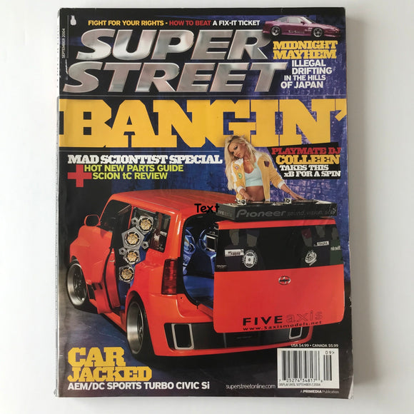 Super Street Import Car Magazine September 2004